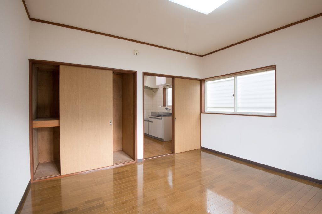 empty japanese apartment
