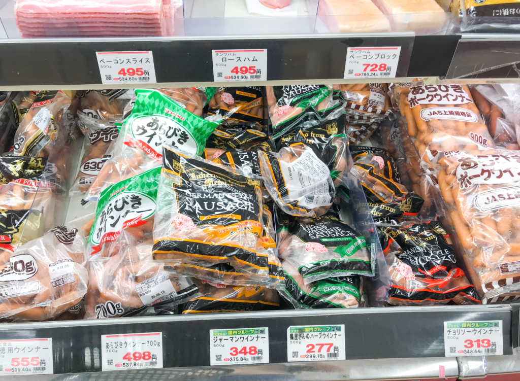Cheap Japanese Sausage Food ของถูก ญี่ปุ่น