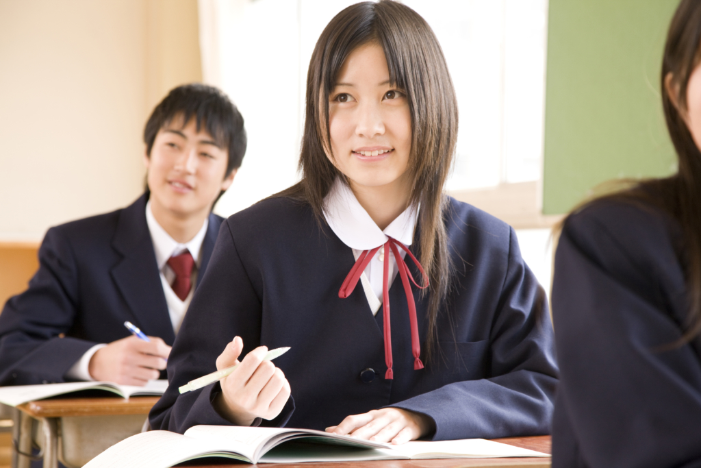 Japanese middle schoolers