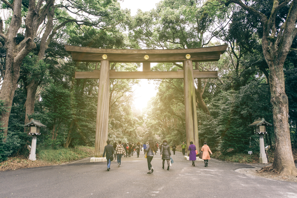 Meiji Jingu shrine Yoyogi Park best jogging spots in Tokyo