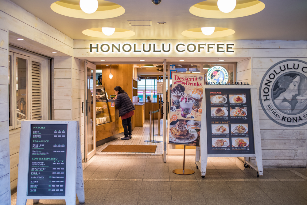 quán cà phê Honolulu Coffee