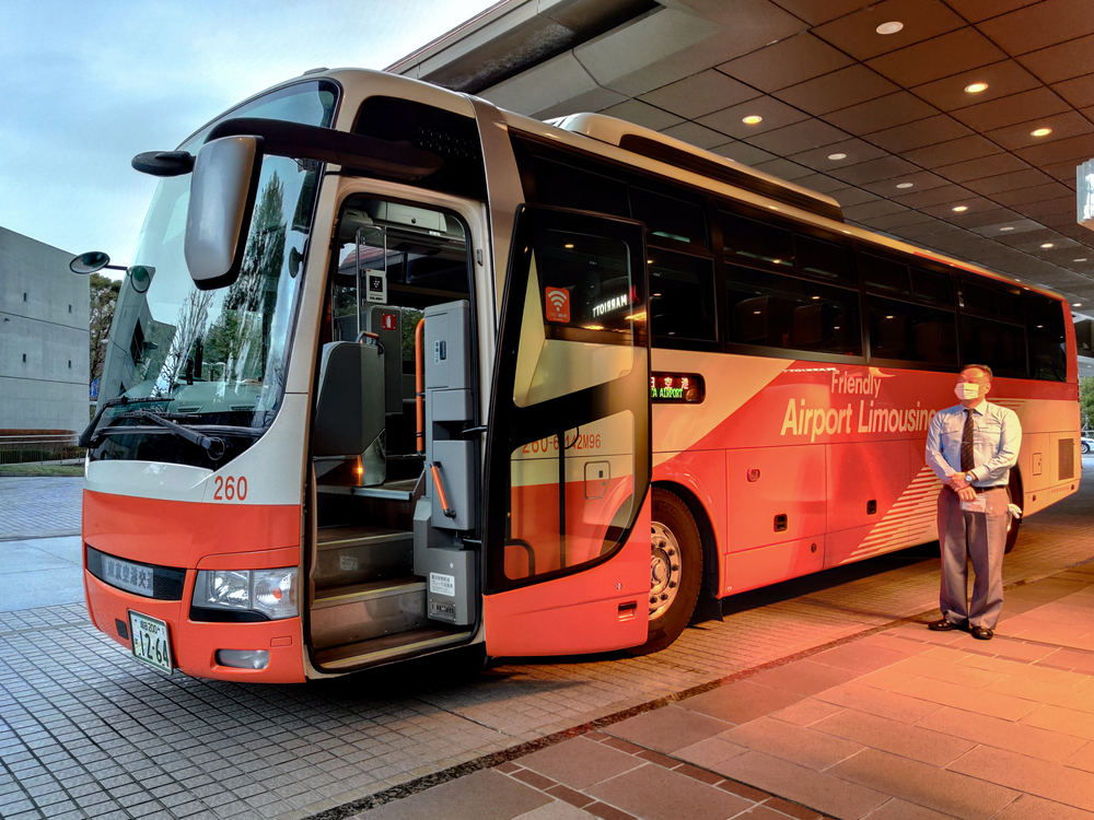 Narita orange bus